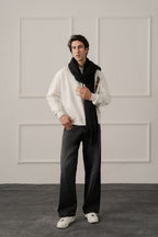 ND CITY™ White Relaxed Fit Graphic Sweatshirt
