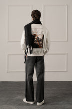 ND CITY™ White Relaxed Fit Graphic Sweatshirt