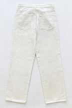 ND CITY™ White Straight Fit Denim Jeans