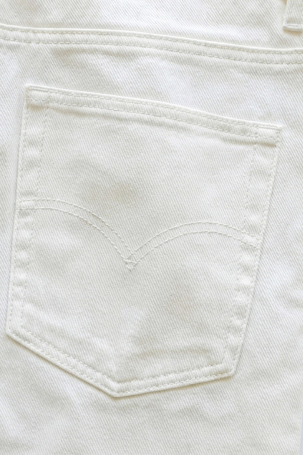 ND CITY™ White Straight Fit Denim Jeans
