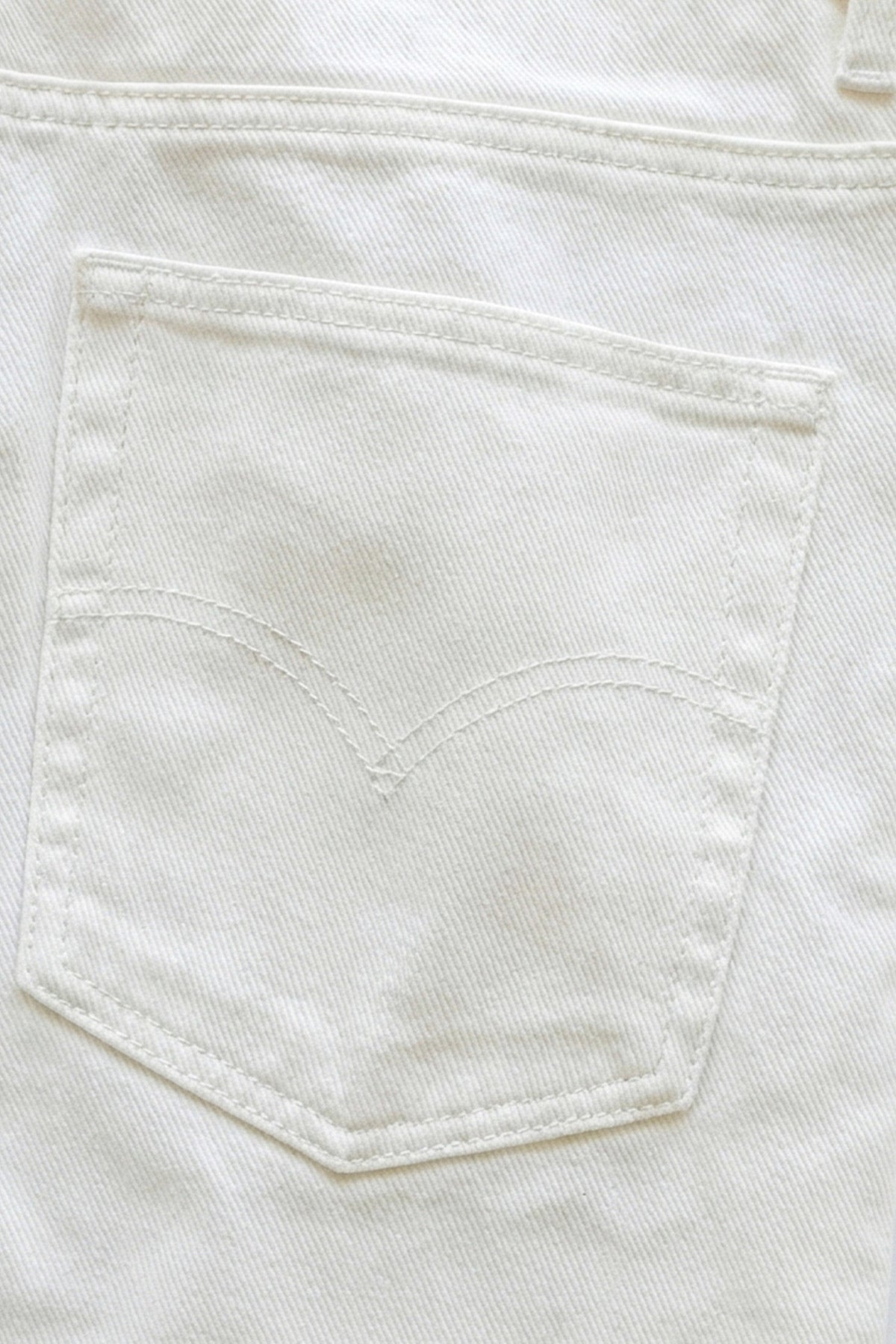 ND CITY™ White Straight Fit Denim Jeans
