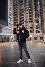 REPRESENT Evo Legacy : Unisex Black Varsity Jacket